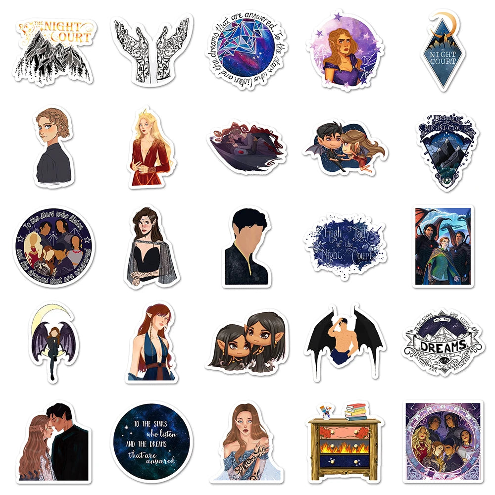 10/30/50pcs stickers Acotar