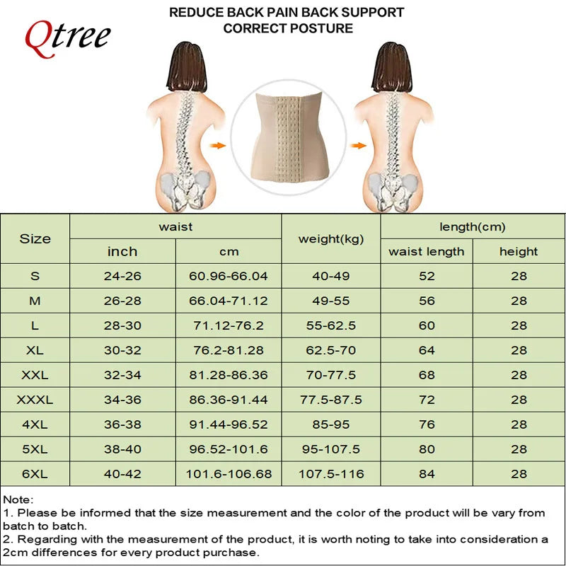 Faja corset cintura de avispa, MARCA Qtree