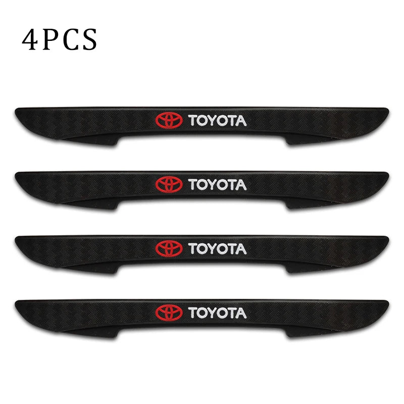 4 Pegatinas protectoras contra arañazos para puerta, TOYOTA