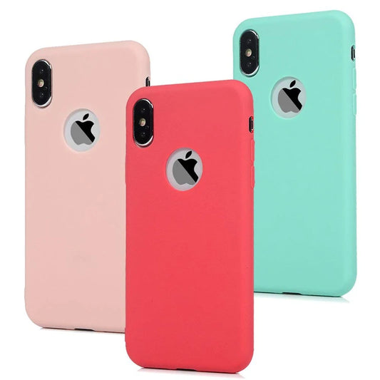 Funda de silicona mate para IPhone